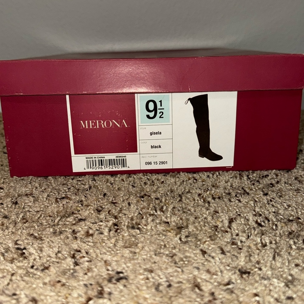 Merona Gisela over the knee boots size 9.5